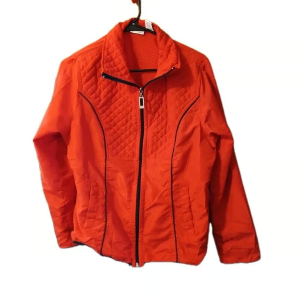 Kim Rogers Red Weather Resistant Lightweight Medium Women's Jacket (18"W x 24"L)